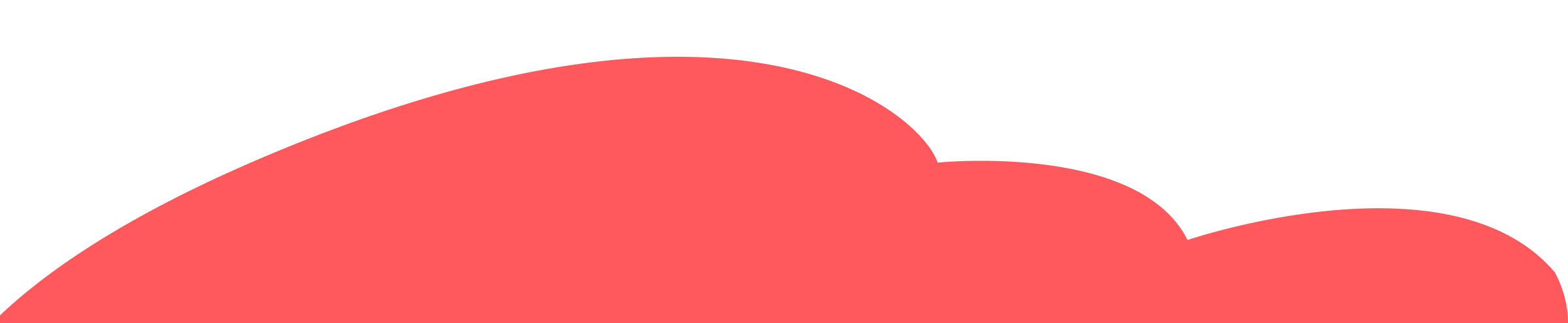 Stylized red or pink cloud background